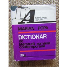 DICTIONAR DE LITERATURA ROMANA CONTEMPORANA-MARIAN POPA
