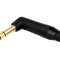 Conector Jack 6,3mm Stereo 90&deg; pe Cablu