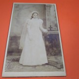 Cumpara ieftin FOTO MIREASA ANII 1900 VECHI PE CARTON GROS 10 / 7 CM DE COLECTIE RARA!