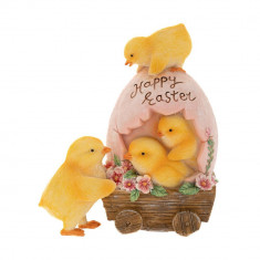 Figurina Chicks Happy Easter 12 cm x 8 cm x 14 cm