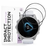 (Pachet 2 buc.) Folie Garmin Fenix 8 43mm Asteroid GSM Nano Flex, negru