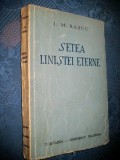 5594G-I-Editie de carte veche-I.M.Rascu-Setea Linistei Eterne-9 zile intr- o Manstire franceza de la Trapisti. Cugetarea-Georgescu Delafras-ANII 1940.