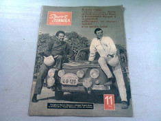 REVISTA SPORT SI TEHNICA NR.11/1968 foto