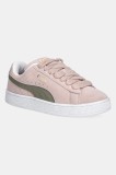 Puma sneakers din piele Suede XL culoarea maro, 395205