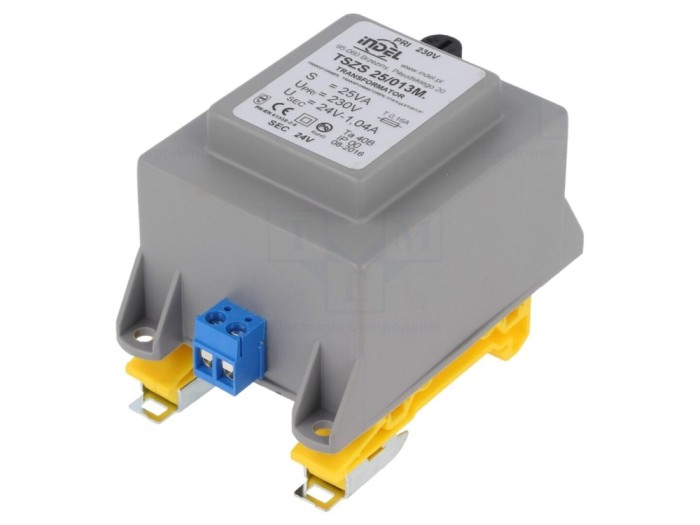 Transformator &icirc;ncapsulat 25VA 230V 24V