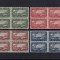 ROMANIA 1906 EXPOZITIA GENERALA SETUL COMPLET DE 4 VIGNETE BL 4 MNH