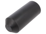 Heat Shrink Cap 63mm Black Polyolefin