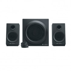 Boxe 2.1 Logitech Multimedia Speakers Z333, 40W RMS, Negru foto