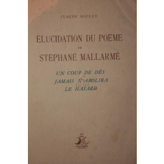 ELUCIDATION DU POEME DE STEPHANE MALLARME