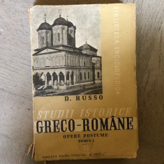 STUDII ISTORICE GRECO-ROMANE- D. RUSSO