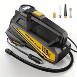 Compresor auto portabil digital 150PSI, 12V, cu afișaj și lumină LED, fără baterie