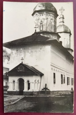 Judetul Neamt - Biserica Manastirii Secu - RPR - fotografie, cu stampila ARHIEPISCOPIA IASILOR MINASTIREA SECU RAIONUL TG.NEAMT REG. BACAU foto
