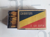 HST Cutie rom&acirc;nească interbelică de chibrituri, plină cu chibrituri