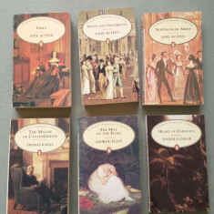Set 6 vol Jane Austen + Thomas Hardy + George Elliot + Joseph Conrad in engleza