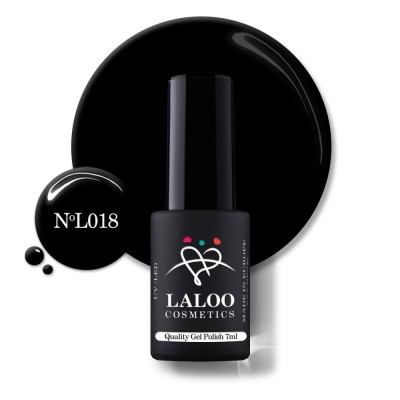 018 Black | Laloo gel polish 7ml foto
