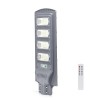 Lampa Solara Stradala LED Sofia CONCEPT&reg;, Panou Solar Incorporat, 200W, 20000 mAh, Senzor de Miscare, IP65, Grey