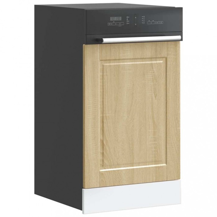 vidaXL Panou pentru mașină de spălat vase Stejar Sonoma Lemn prelucrat 854130