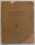 FRAGMENTE MODERNE de TUDOR VIANU