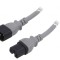Cablu de alimentare IEC C14 la C15, 5m, gri
