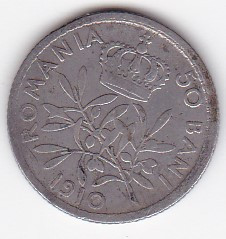 Romania 50 bani 1910