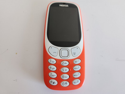Telefon Nokia 3310 folosit portocaliu foto