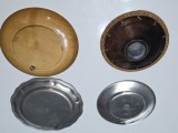 Lot vintage de 4 farfurii