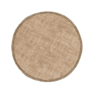 Perna pentru scaun, 38 cm, Rotunda, Bej, Bumbac/Poliester, ATU-087349 foto
