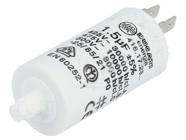 Condensator Motor 1.5uF 475VAC