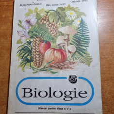 manual de biologie - pentru clasa a 5-a - anul 1996