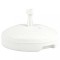 vidaXL Suport umbrelă, umplut cu apă/nisip, alb, 20 L, plastic ratan 48769