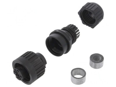 Conector Circular Mamă IP67 pe Cablu Drept foto