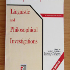 Linguistic and philosophical investigations, volumul 5, nr. 1, 2006