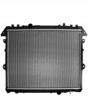 Radiator Toyota Hilux 05-, motor: 2.5 D-4D, 3.0 D-4D, 652x525x15,5, Aluminiu/ Plastic brazat, 164000L120; 164000L140
