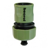 Conector furtun cupla rapid, cu opritor de apa, 5/8 toli la 3/4 toli