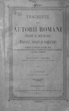 FRAGMENTE DIN AUTORII ROMANI