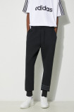 Adidas Originals pantaloni de trening culoarea negru, cu imprimeu IS2812
