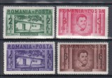 ROMANIA 1937 LP 118 CENTENARUL ION CREANGA SERIE SARNIERA, Nestampilat