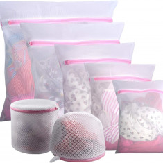 Gooda 7 bucăți saci de rufe din plasă pentru produse delicate cu fermoar premium