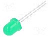 Dioda LED, 8mm, verde, 1000...2500mcd, 20mA, 2,9...3,6V, BRIGHTEK (EUROPE) - N0G37L06Z