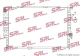 Radiator BMW Seria 5 E34 88-95, 8 E31 89-99, motor: 2.4 TD, 650x435x42, SRLine, Aluminiu/ Plastic brazat, 1723464; 2242138