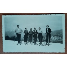 Fotografie, familia Litarczek si prietenii la schi, Predeal 1934