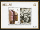 Belize 1980 - Durer, arta, Anul International al Copilului, bloc neuzat