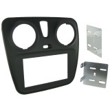 Rama adaptoare 2DIN Connects2 pentru Dacia Dokker si Lodgy, negru mat