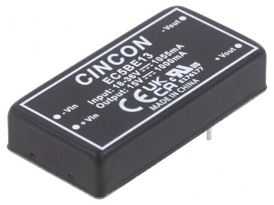 Convertor DC/DC 15W 18-36V la 15V 1000mA foto