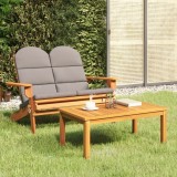 VidaXL Set mobilier de grădină Adirondack, 2 piese, lemn masiv acacia