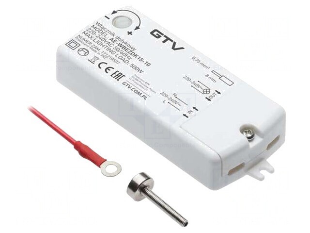 &Icirc;ntrerupător Tactil Dublu 230V