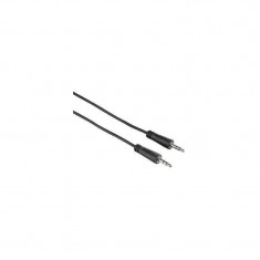 Cablu audio Hama 122310 Jack 3.5 mm Male - Jack 3.5 mm Male 5m negru foto