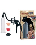 Pompa Marire Penis Seven Creations Perfect Pump, Cilindru Transparent 19cm, 3 Inele Silicon, Sex Shop Barbati