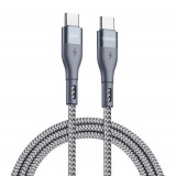 Cumpara ieftin Cablu de Date 2x Type-C Super Fast Charging 65W, 480Mbps, 1m Duzzona (A2) Gri
