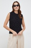 Answear Lab vesta culoarea negru